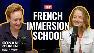 Jodie Foster Doesn’t Know Why Her Voice Is Higher In French | Conan O'Brien Needs A Friend MQDEFAULT Thumbnail