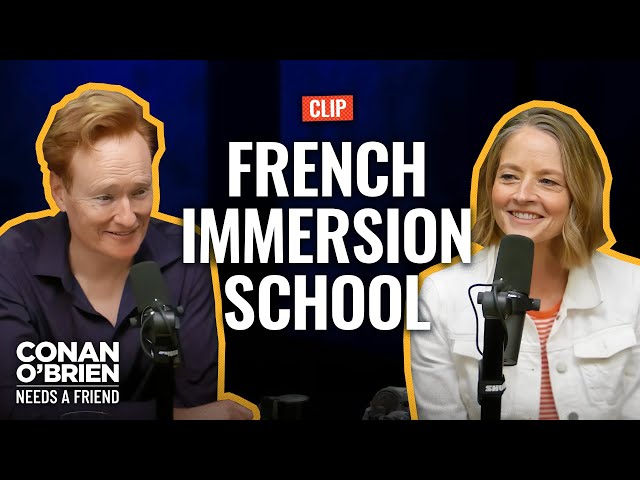 Jodie Foster Doesn’t Know Why Her Voice Is Higher In French | Conan O'Brien Needs A Friend SDDEFAULT Thumbnail