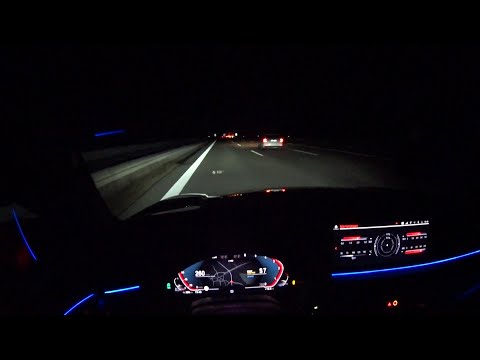 2021 BMW 530d LCI Limousine - 260km/h topspeed on the German Autobahn | POV