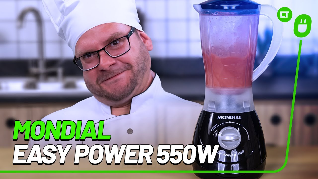 Miniatura da avaliação em vídeo de Liquidificador Mondial Easy Power L-550-R 550W 110V Vermelho