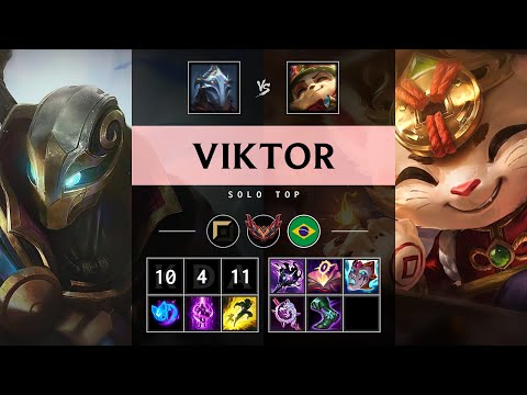 Viktor Top vs Teemo: Killing spree - BR Grandmaster Patch 14.24