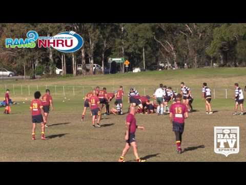 2017 NHRU Round 10 Premier 2 Highlights - Lake Macquarie Roos v Nelson Bay Gropers