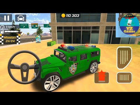 Police Drift Car Driving Simulator (Luxury Hummer Police 755) Android GamePlay [FHD] #32