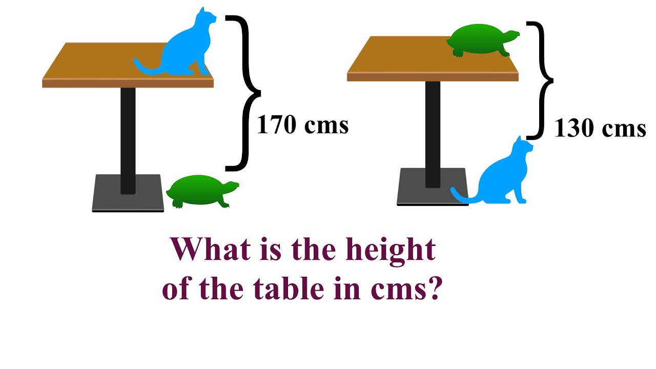 What is the height of the table answer?