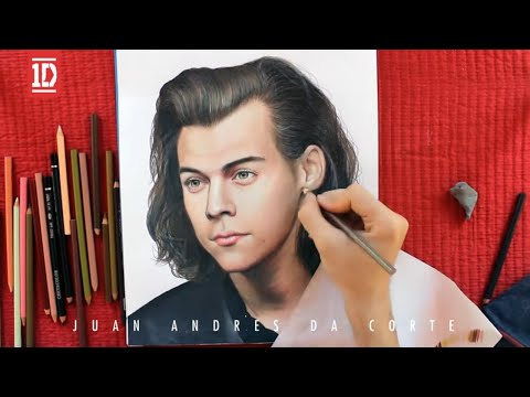 DRAWING HARRY STYLES WITH PRISMACOLOR