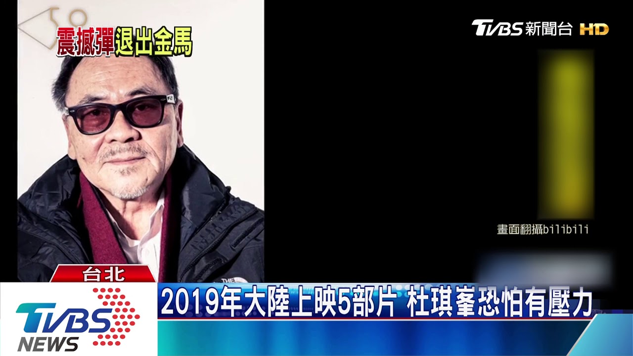 曾說金馬沒政治壓力 杜琪峯仍辭評審主席