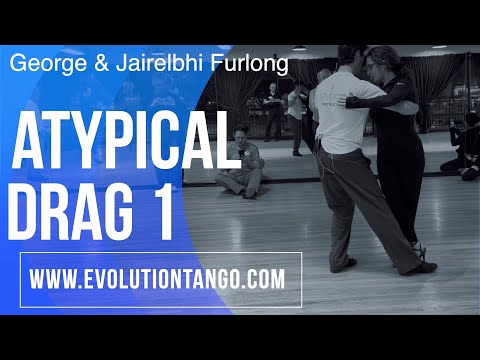 Atypical drag to front cross.  Advanced Tango class w/ George & Jairelbhi.