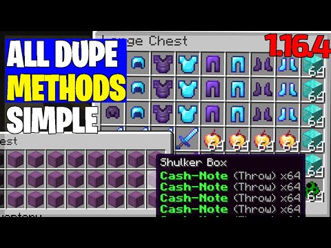 The Real OG - Minecraft 1.16.4 - ALL WORKING DUPLICATION GLITCHES (2021) *UPDATED* How to Dupe in Minecraft 1.16.5