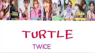 ColorCodedlyrics］カメ(TURTLE 거북이)-TWICE(トゥワイス)【歌詞/かなるび/日本語字幕】