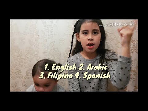 NUMBERS 1-10 in 4 LANGUAGES | SALMA