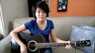 Avril Lavigne - My World (acoustic cover KYN) + Chords in the description