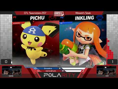 CFL Smackdown 207 Ultimate - Ewok (Pichu) vs Dyr (Inkling) - Winners Semis