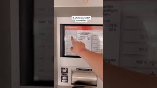 #Geld abheben: So kannst du die Stückelung deiner #Scheine am #Geldautomat selbst bestimmen 💶