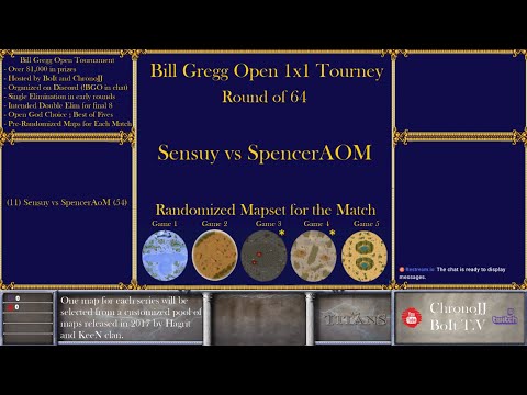 Sensuy vs SpencerAOM  - Round of 64 - Bill Gregg Open Tournament