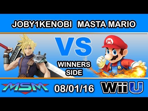 MSM 60 - Joby1Kenobi (Cloud) Vs. #REALFD | Masta Mario (Mario) Winners Side - Smash Wii U
