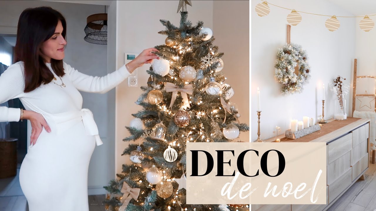 J'installe la décoration de noël et le sapin !