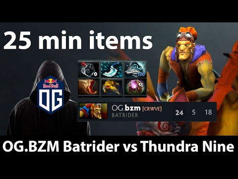 OG.BZM batrider vs tundra nine hoodwink mid Dota 2 highlights
