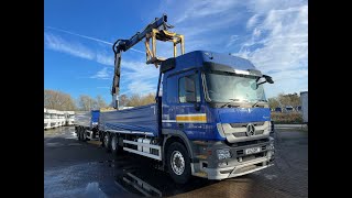 Mercedes-Benz ACTROS MP3 2546 *EURO 5* 6X2 DRAWBAR OUTFIT BRICK GRAB – 2013 – flatbed truck for sale - Image 4 | Autoline PH Mercedes-Benz ACTROS MP3 2546 *EURO 5* 6X2 DRAWBAR OUTFIT BRICK GRAB – 2013 – flatbed truck | Image 4 - Autoline