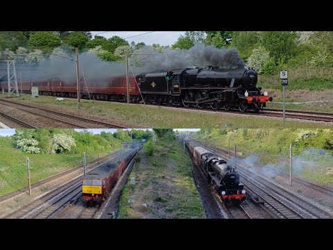 Black 5 No. 45212 with The Final Leg of The Great Britain XVII.