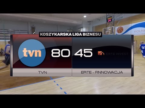 TVN vs Erte - Finnowacje - XII kolejka - II Liga Warszawa - Koszykarska Liga Biznesu