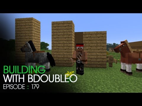 Minecraft Building with BdoubleO - Episode 179 - Horse Organizing