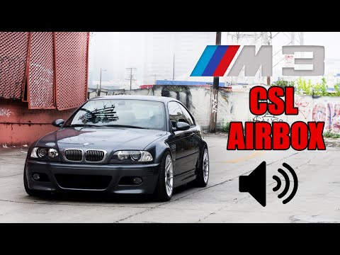 E46 M3 CSL Airbox, Eisenmann Race Exhaust, CSL Headers