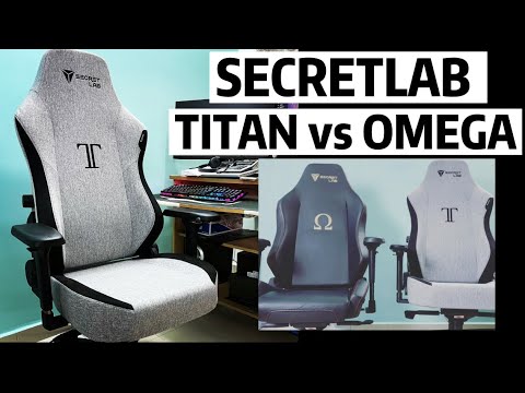 SECRETLAB TITAN Vs OMEGA Unboxing | Comparison｜TITAN Series