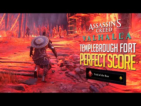 Trial of the Bear (PERFECT SCORE GOLD) Templebrough Fort Mastery Challenge - AC Valhalla