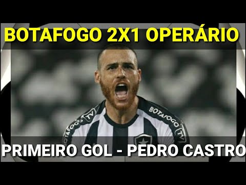 O PRIMEIRO GOL DO BOTAFOGO CONTRA O OPERÁRIO - PEDRO CASTRO-VISÃO ARQUIBANCADA|BOTAFOGO 2X1 OPERÁRIO