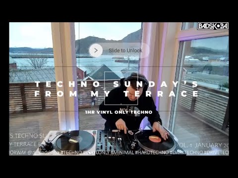 TECHNO SUNDAY’S FROM MY TERRACE vol. 1 JANUARY (HD 720p) #techno #vinyl #vinylonly