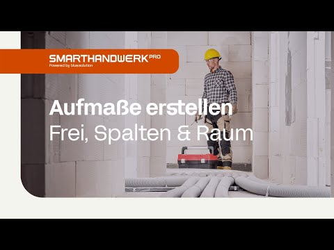 smarthandwerk: Everything about the measurement module – Free, column and room measurement explai...