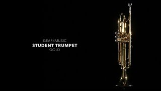 Video thumbnail for Student Trumpet by Gear4music, Gold | Gear4music by Gear4music Guitars