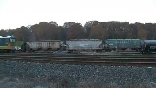 preview picture of video 'CSX Q583-11 Cartersville, GA November 12, 2011'