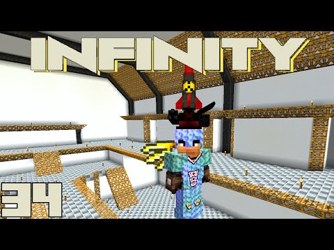 Minecraft Mods FTB Infinity - ORE PROCESSING ROOM [E34] (HermitCraft Modded Server)