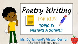 ✏️ How to Write a Sonnet Poem | Poetry Writing for Kids and Beginners