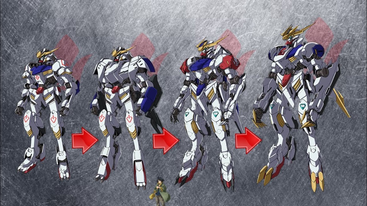 Evolution of Gundam Barbatos (IBO)