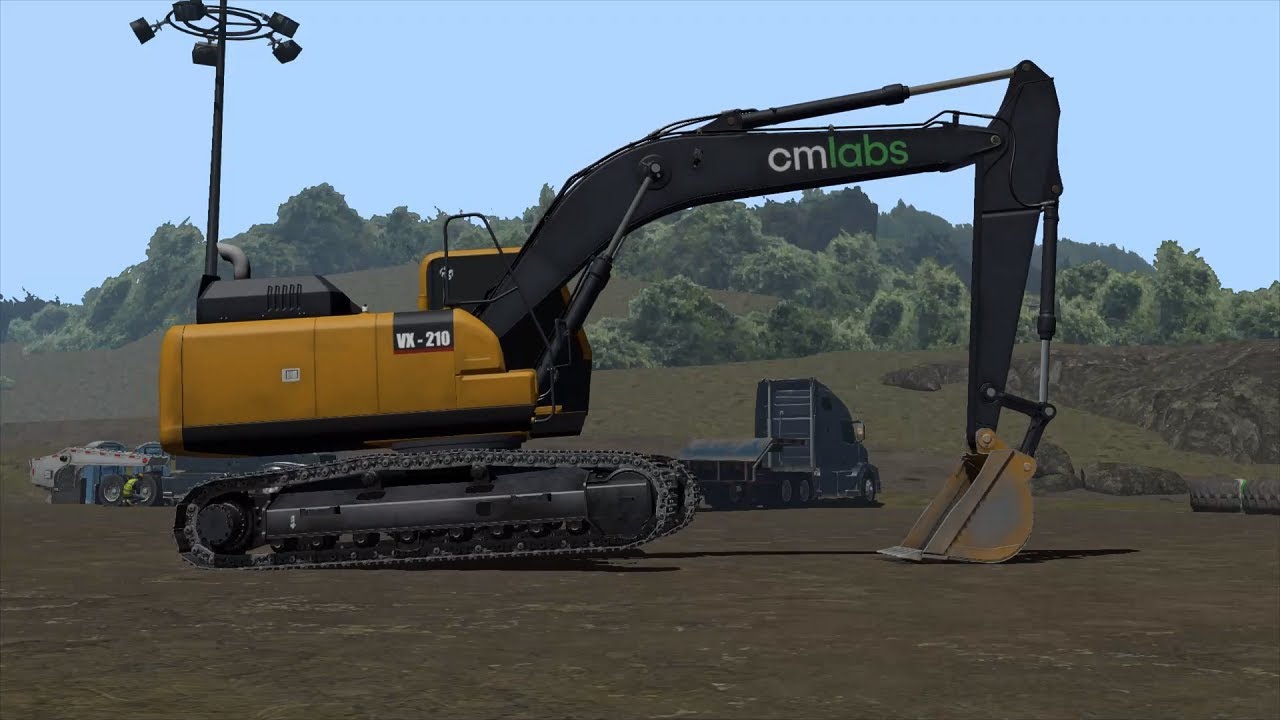 Excavator Simulator Training Pack | Construction Simulator | CM Labs Simulations