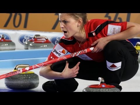CURLING:World Women's Chp 2013 - Draw 6 SWE-SUI
