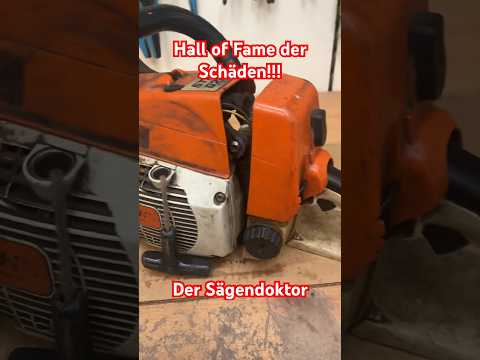 STIHL 026 Hall of Fame der Schäden #stihl #sägendoktor #kettensäge #husqvarna