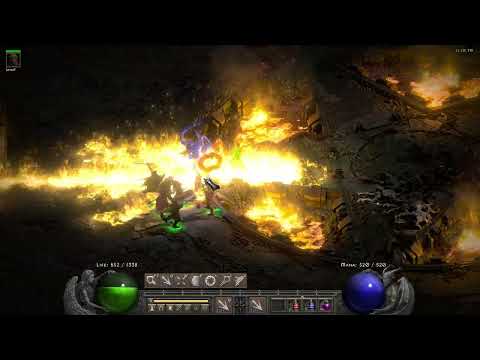 D2R Demon Machine Sorceress P8 Hell Chaos run