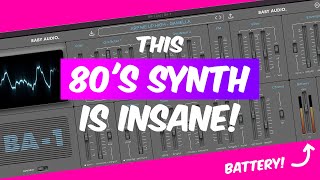 Video thumbnail for This 80s synth plugin is INSANE! BA-1 🤯 by Mattias Holmgren