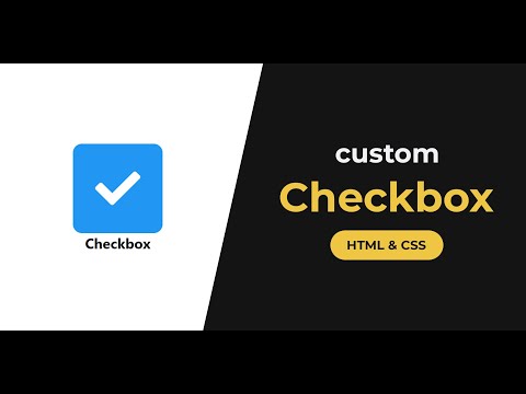Css Custom Checkbox Design Using Html And Css Coding Code Htmlcss