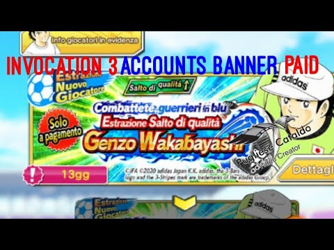 GENZO MANIA INVOCATION PAID 3 ACCOUNTS~captain tsubasa dream team