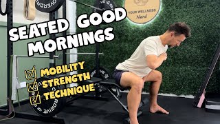 How to Perform the Seated Good Morning