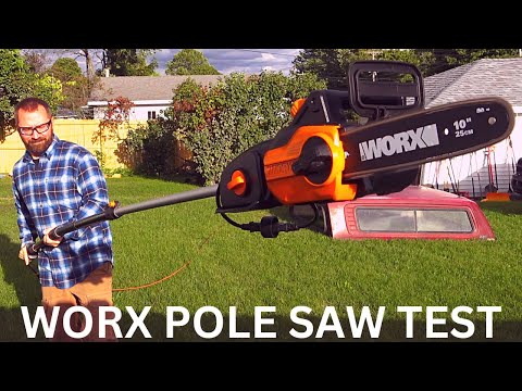 Worx 8 Amp Pole Saw Unboxing and Review