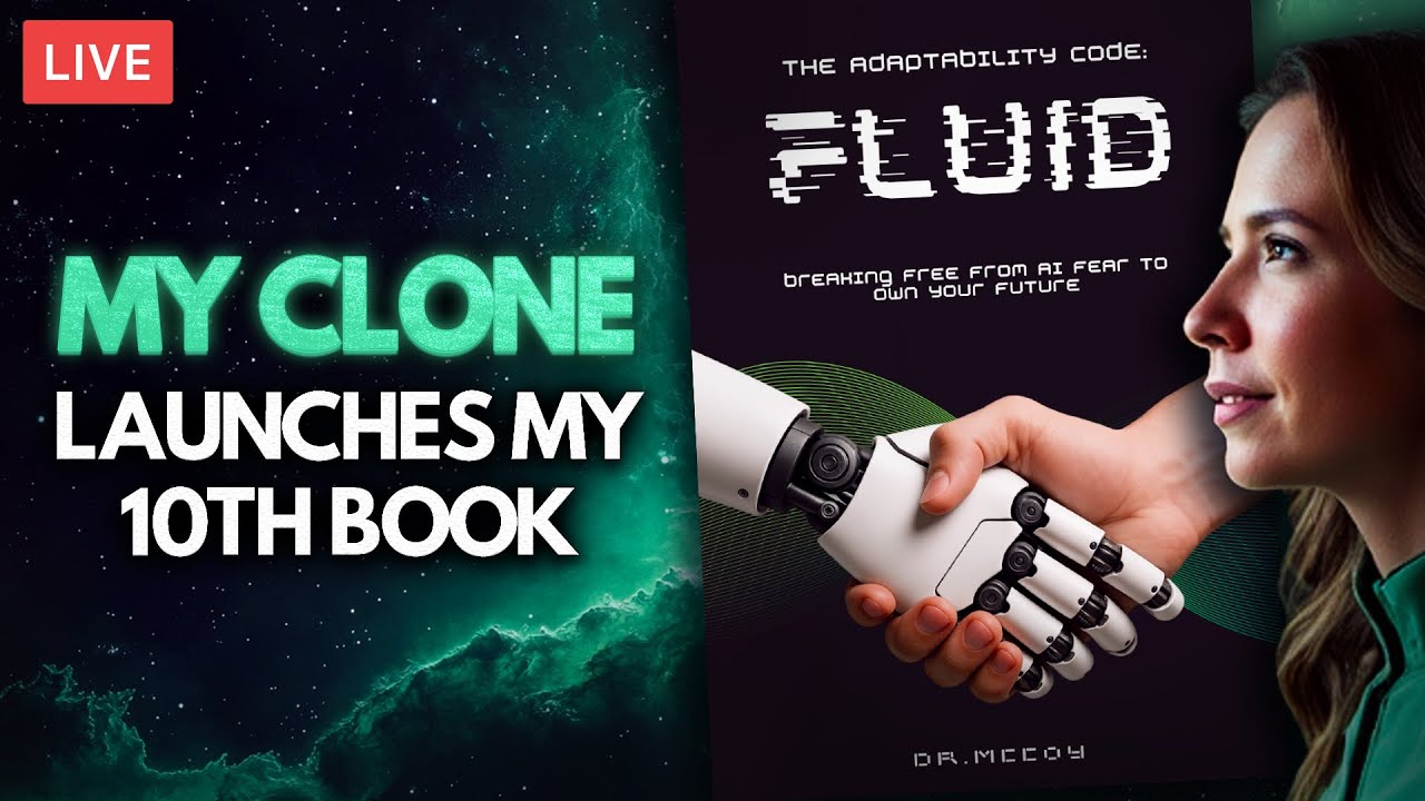 Join Me For the Launch of Fluid: My AI Clone Publishes Book on Amazon (World’s First)