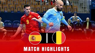 Spain vs Belgium  - UEFA Futsal Euro 2026 - Match Highlights  