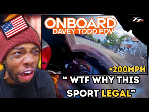 American Reacts to Onboard Isle of Man TT | DAVEY TODD 🫨