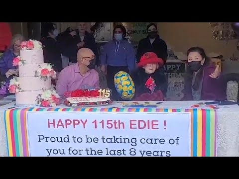 Edie Ceccarelli of California Celebrates 115th Birthday