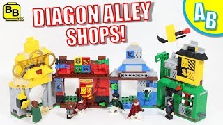 LEGO DIAGON ALLEY SHOPS 75956 ALTERNATIVE BUILD by BrickBros UK